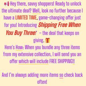 Clearance Sale!